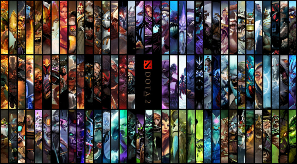 Epic Gaming Journey with Dota 2 Desktop Wallpaper