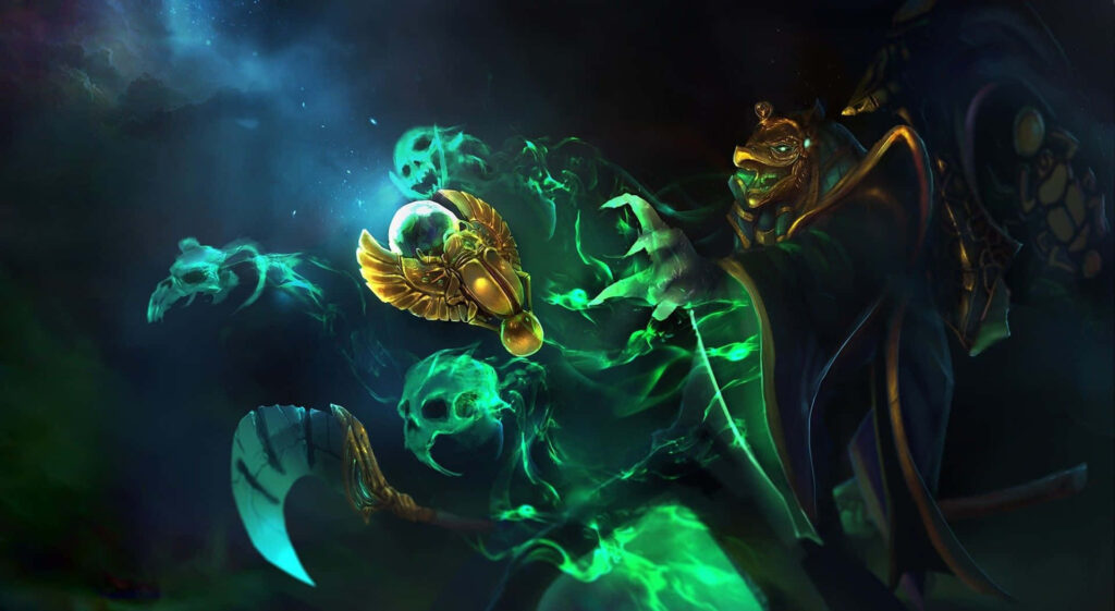 Epic Battles of Dota 2: An Immersive Multiplayer Experience with Iconic Heroes Wallpaper
