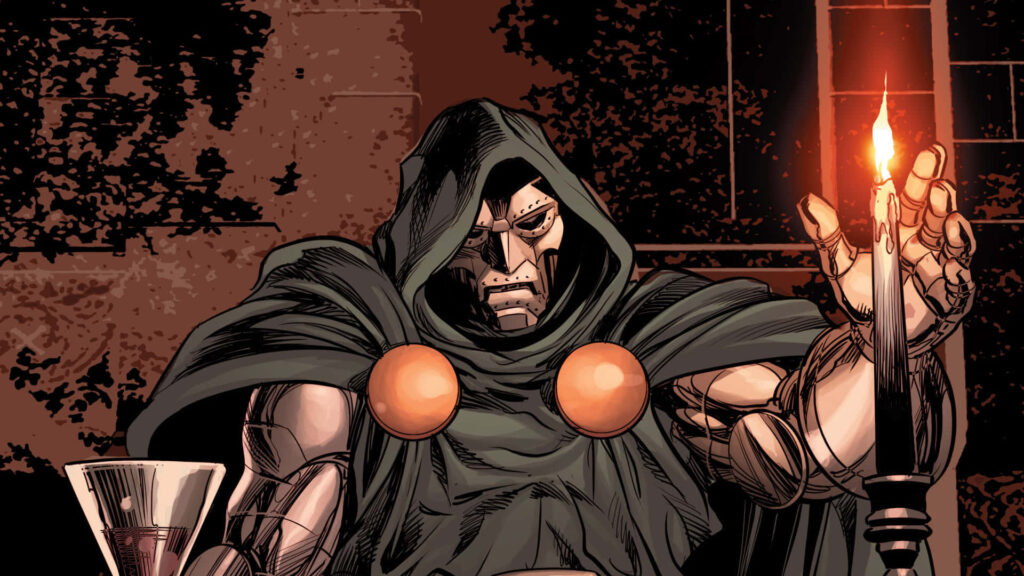 Dr. Doom Wallpaper: Iconic Marvel Villain in Dark, Dramatic Setting