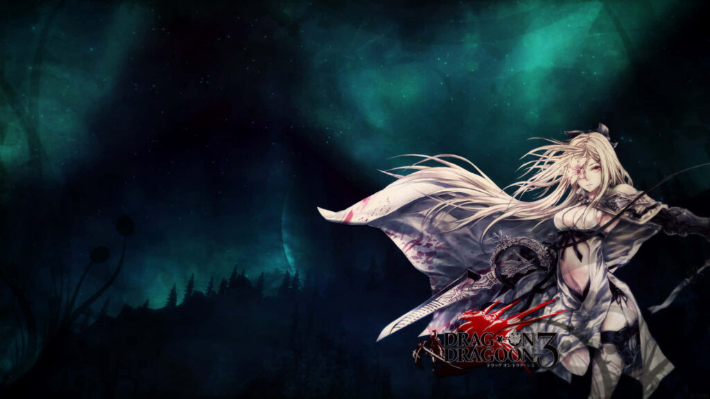 Drakengard 3 Zero Wallpaper: Mystical Anime Forest Art Background