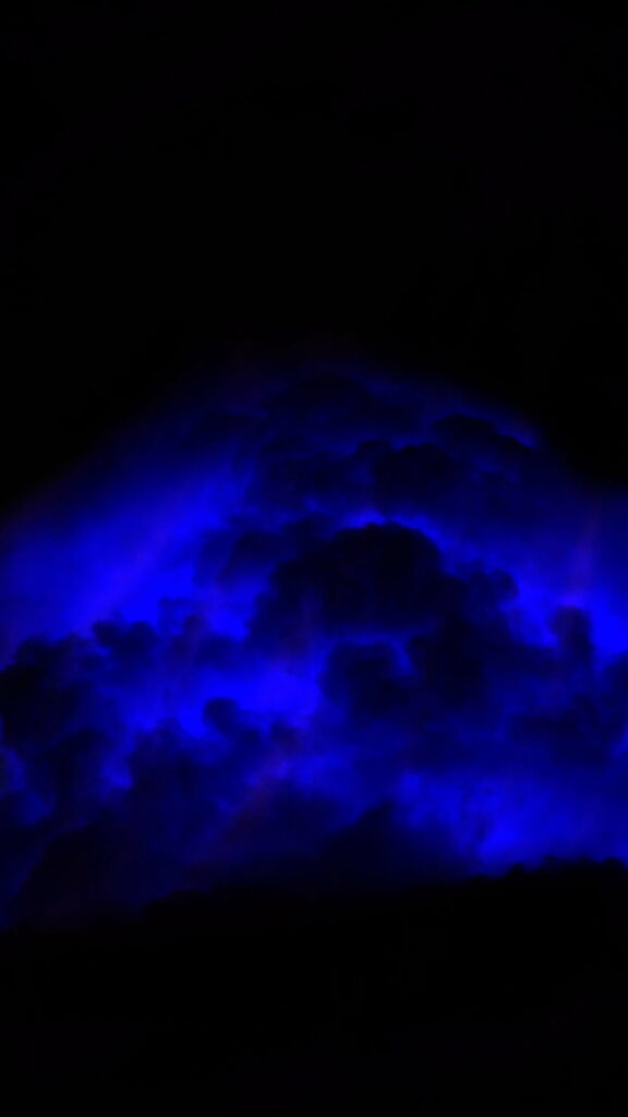 HD Dark Blue Clouds Wallpaper: Captivating Black Sky Background