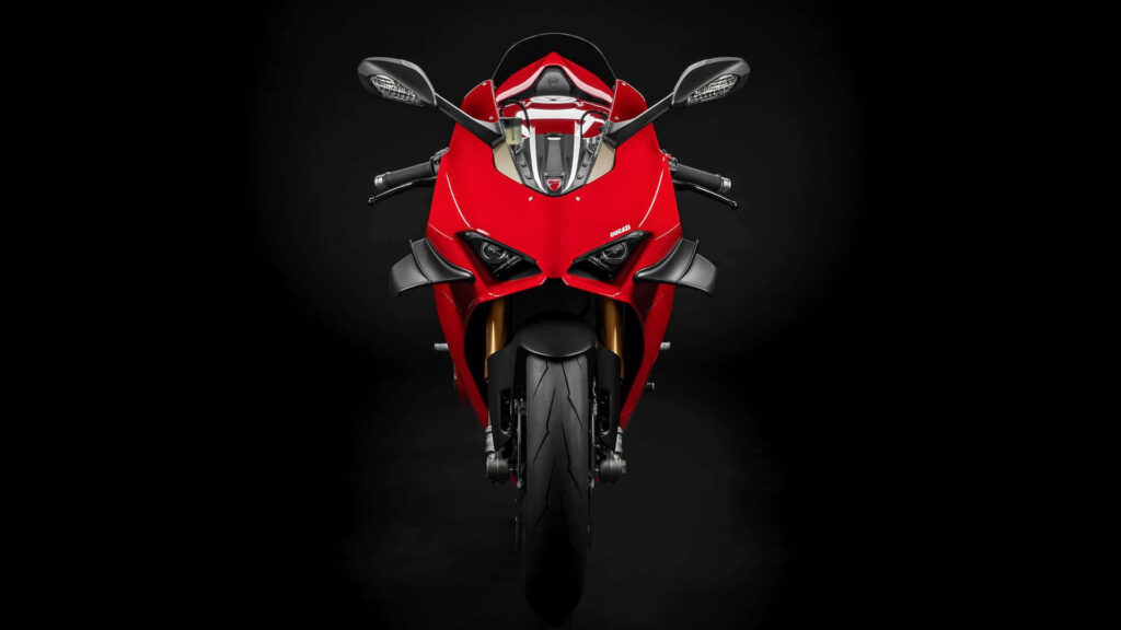Dramatic Ducati 1199 Wallpaper: Sleek Design & Vibrant Red Finish