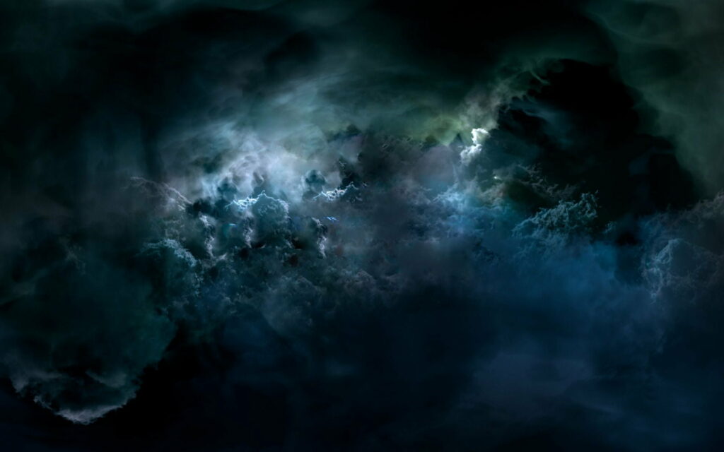 HD Dark Sky Wallpaper: Dramatic Ominous Clouds & Moody Atmosphere