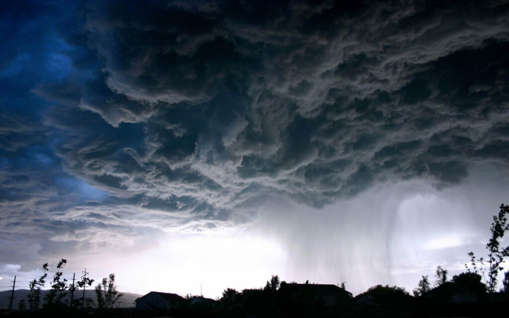 Awe-Inspiring HD Wallpaper: Dramatic Stormy Landscape Background