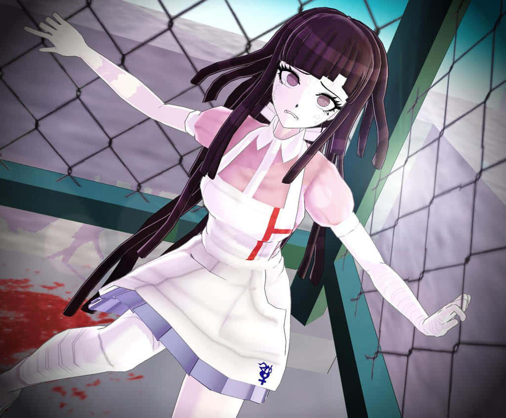 Danganronpa Mikan Tsumiki Wallpaper - Striking PFP Background