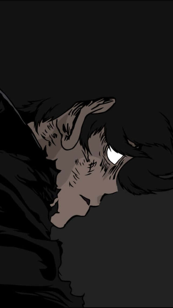 Intense Mob Psycho 100 Wallpaper: Dramatic Side View Detail