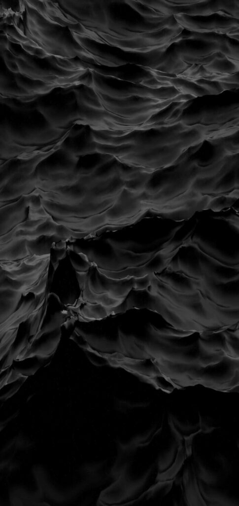 Dramatic Dark Clouds Grayscale Wallpaper for Samsung A71 - Sleek Aesthetic