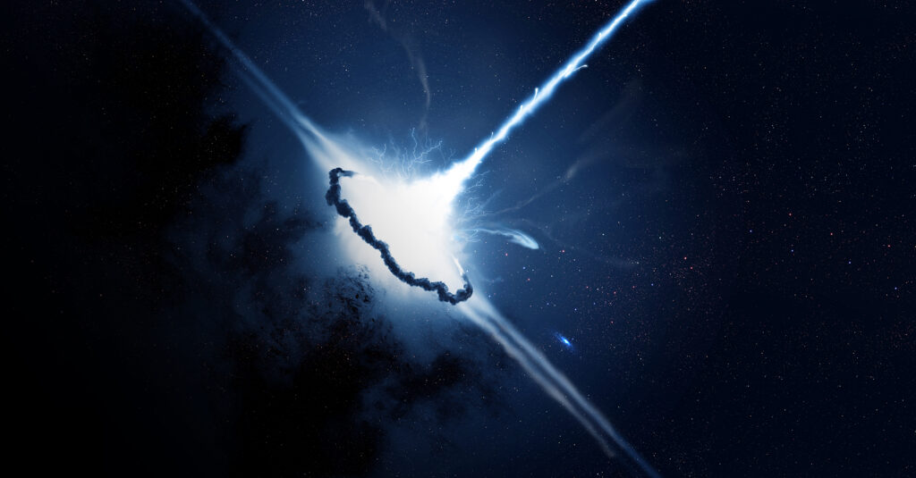Dramatic Space Explosion Wallpaper - Radiant Cosmic Energy