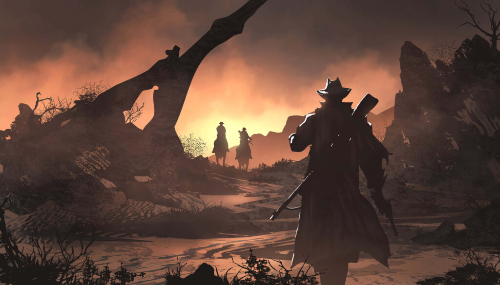 Stunning 4K Wild West Wallpaper Inspired by Red Dead Redemption