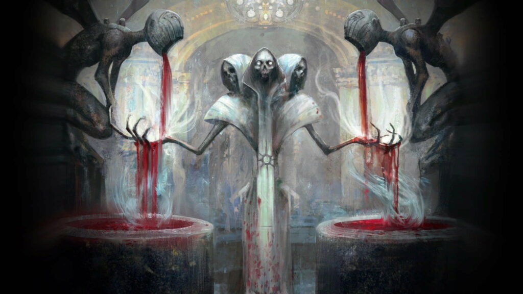 Malevolent Shadows: Bewitching Dark Fantasy HD Wallpaper