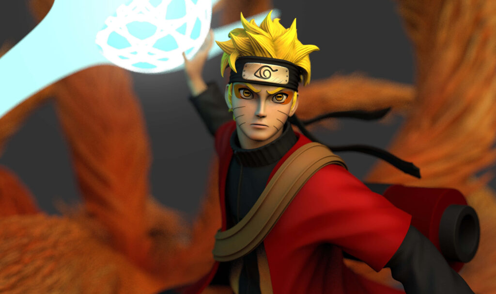 The Unyielding Pursuit: Naruto Uzumaki's Path to Hokage in the Enigmatic Anime Realm Wallpaper