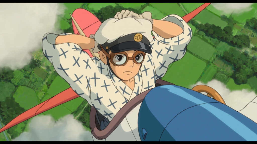 Iconic Wind Rises Wallpaper: Dreamy Hand-Drawn Art in Flight