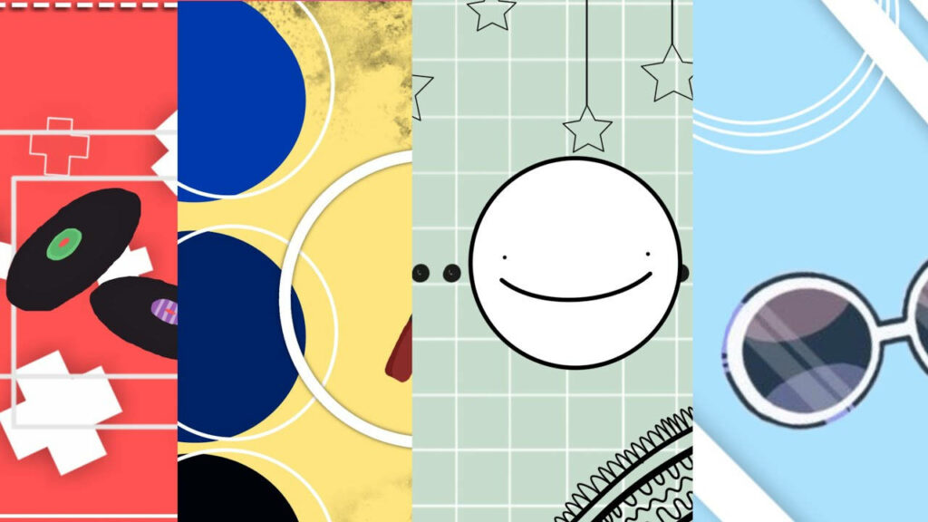 The Dream Team's Minecraft Adventure: Emblematic Panels of a Legendary Squad Wallpaper