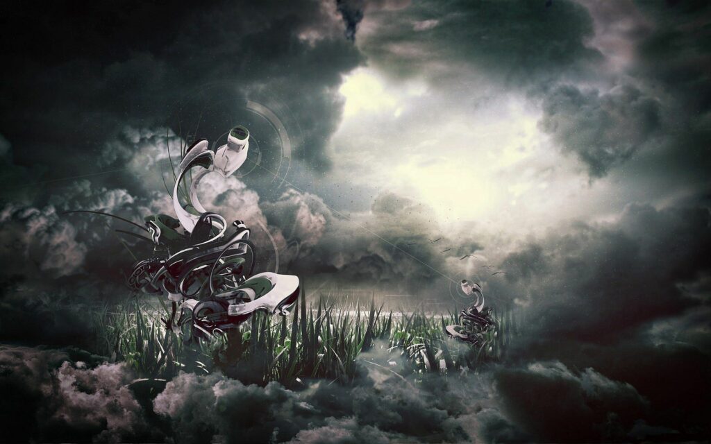 Surreal Clouds & Sky Wallpaper – Dreamlike Landscape Background