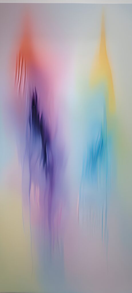 Dreamlike Abstract Wallpaper with Ethereal Gradient Background