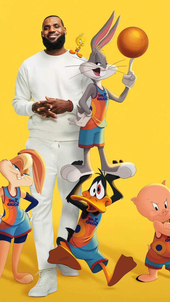 Flying High with The Dream Team: Space Jam 2 Inspires Viewers to Reach for the Stars! Wallpaper