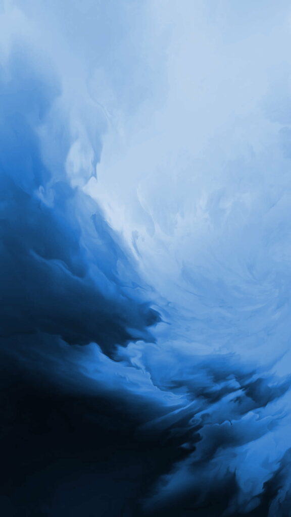 Tranquil Abstract Blue Cloud Wallpaper - HD Background Design