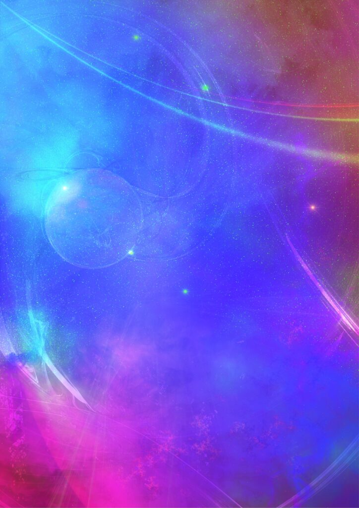 Dreamy Cosmic Wallpaper: Vibrant Blue, Purple & Pink Gradient