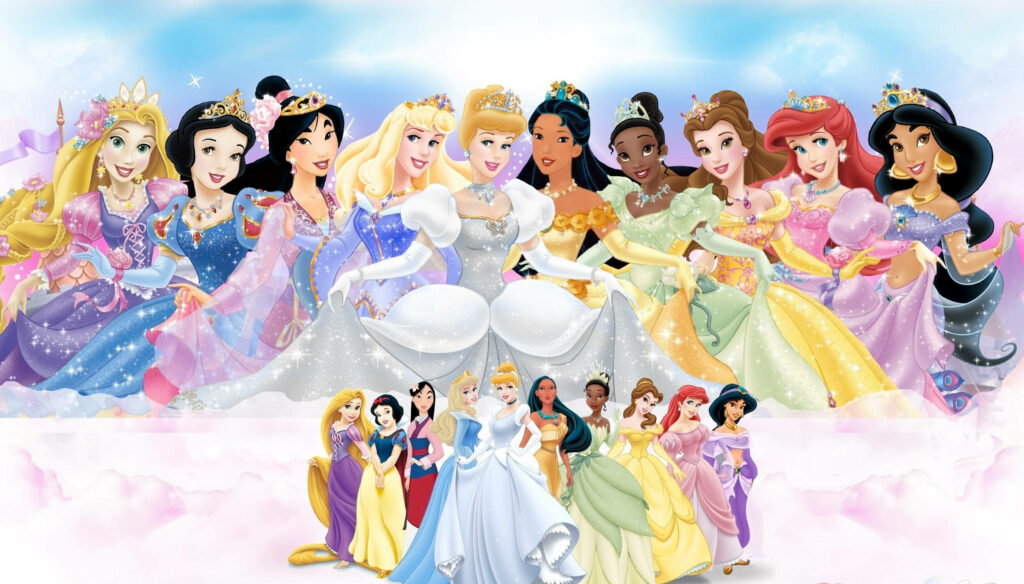 Empowering Girls Through Fairytales: Disney Princesses Inspire Dreams and Strength Wallpaper