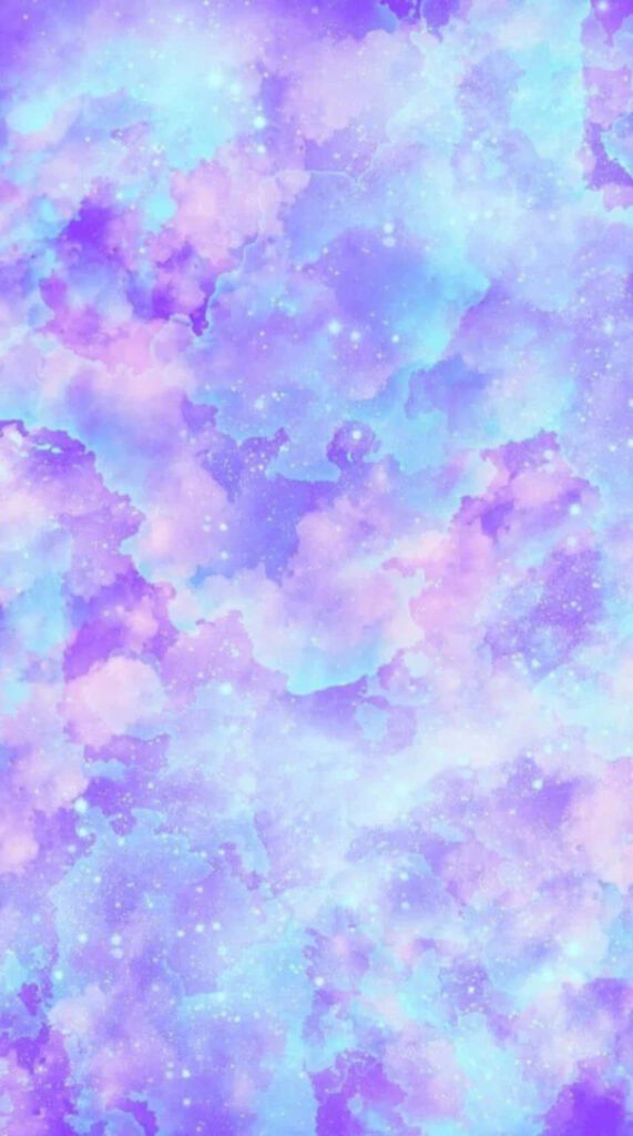 Dreamy Lavender Abstract Cloud Wallpaper - Aesthetic Background