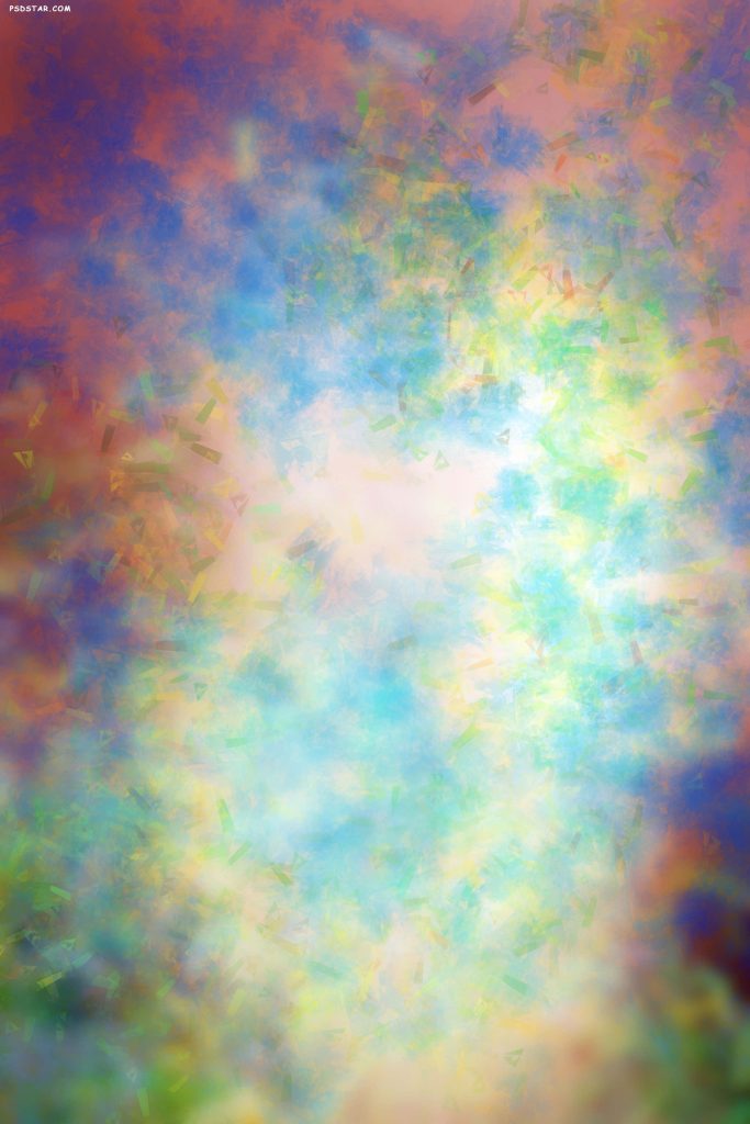 Abstract pastel background with soft lighting and geometric confetti for artistic edits Wallpaper