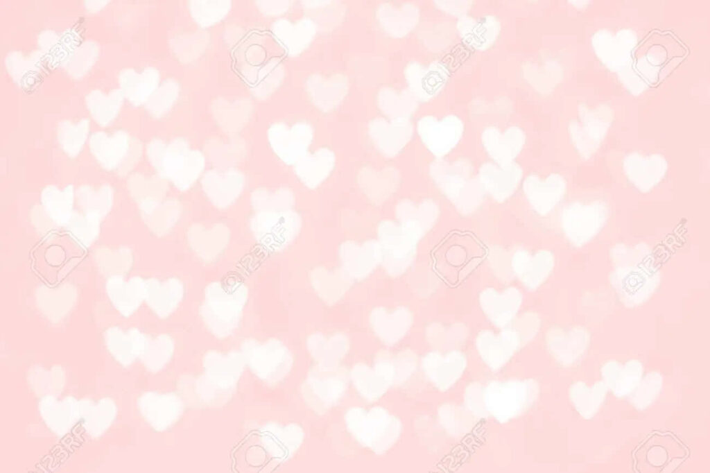 Dreamy Pink Hearts Wallpaper: Romantic Pastel Background Design