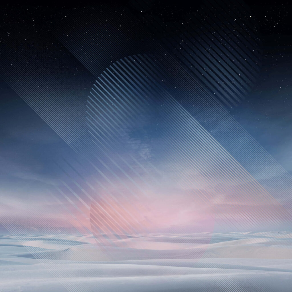 Dreamy Cosmic Wallpaper for Galaxy Note 4: Sea, Skies & Stars
