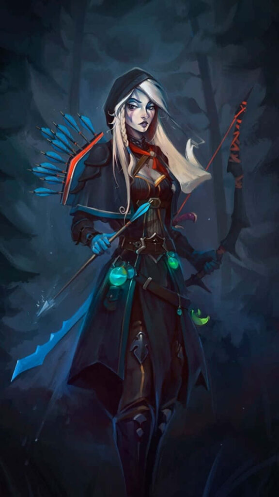Drow Ranger's Unyielding Dominance: An Awe-Inspiring Capture of the Dota 2 Hero Wallpaper