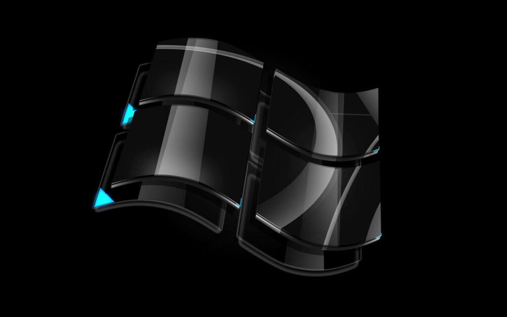 Parallel Symmetry: Gleaming Windows 10 Logos in High Definition Wallpaper