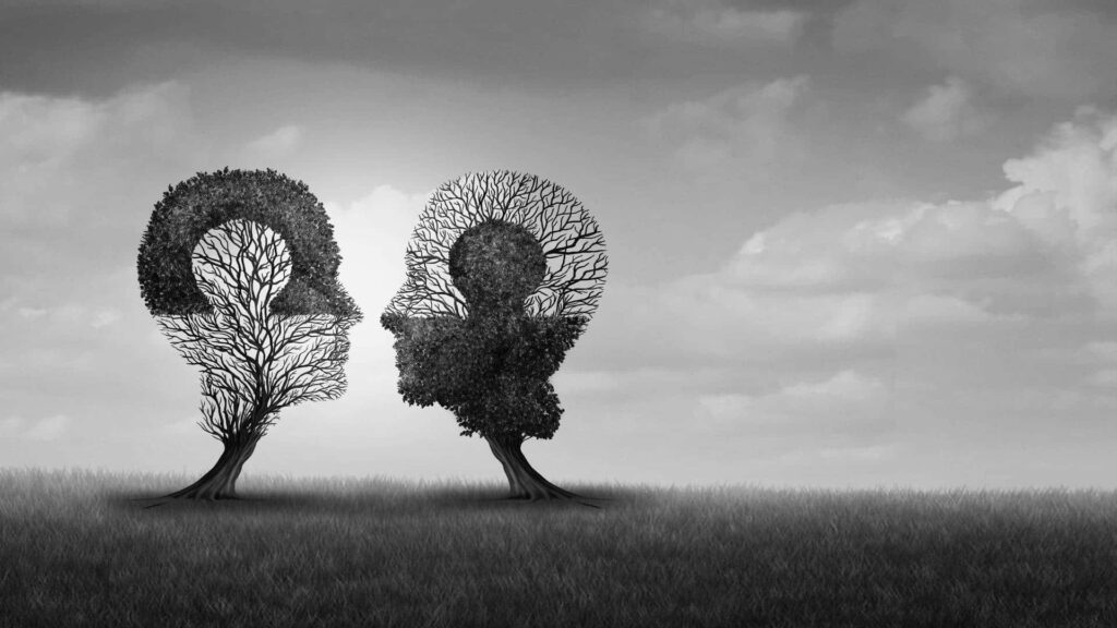 Tree Heads Wallpaper: Nature's Symbol of Introspection & Serenity