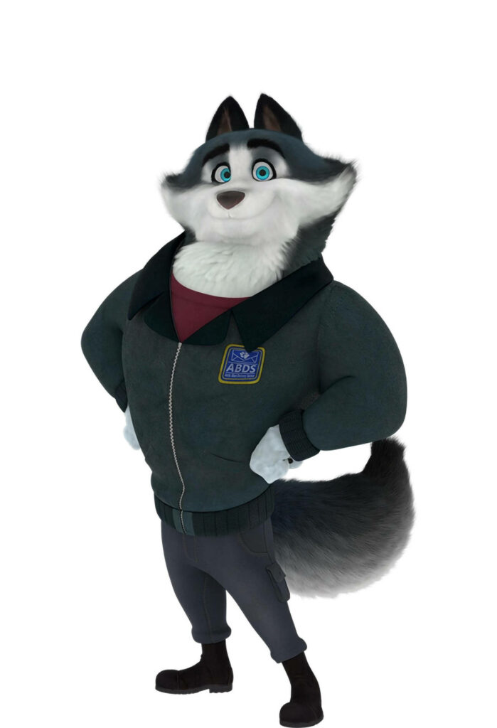 Duke from Arctic Justice in dark jacket standing confidently with determined expression wallpaper