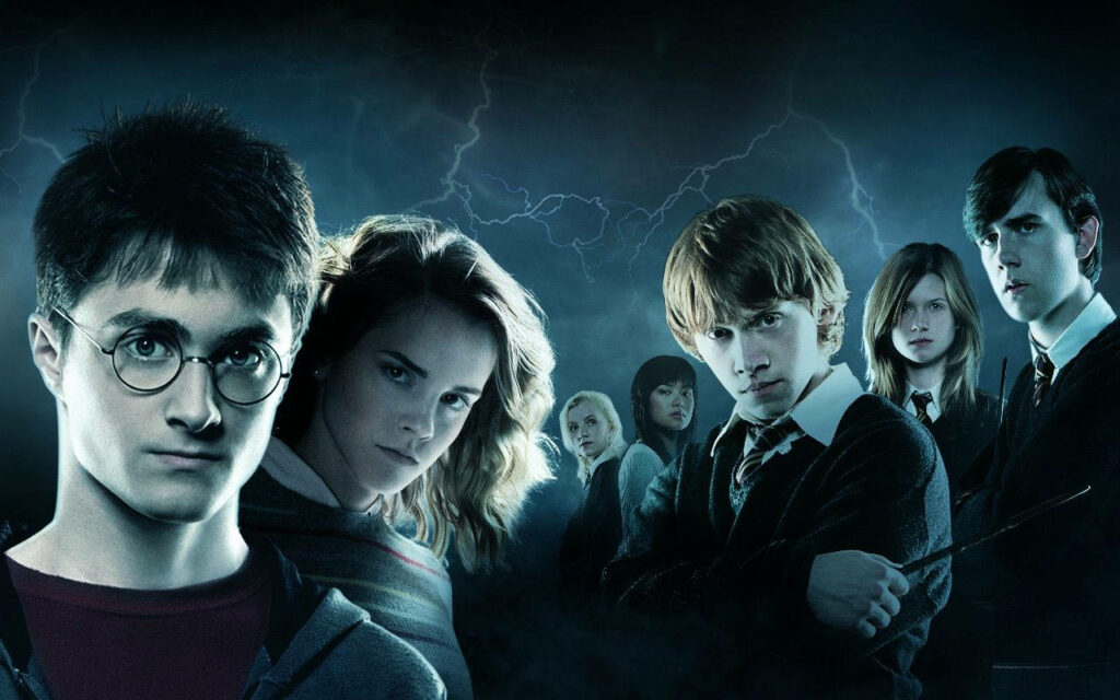 Dumbledore's Army Wallpaper: Harry, Hermione & Ron Ready for Action