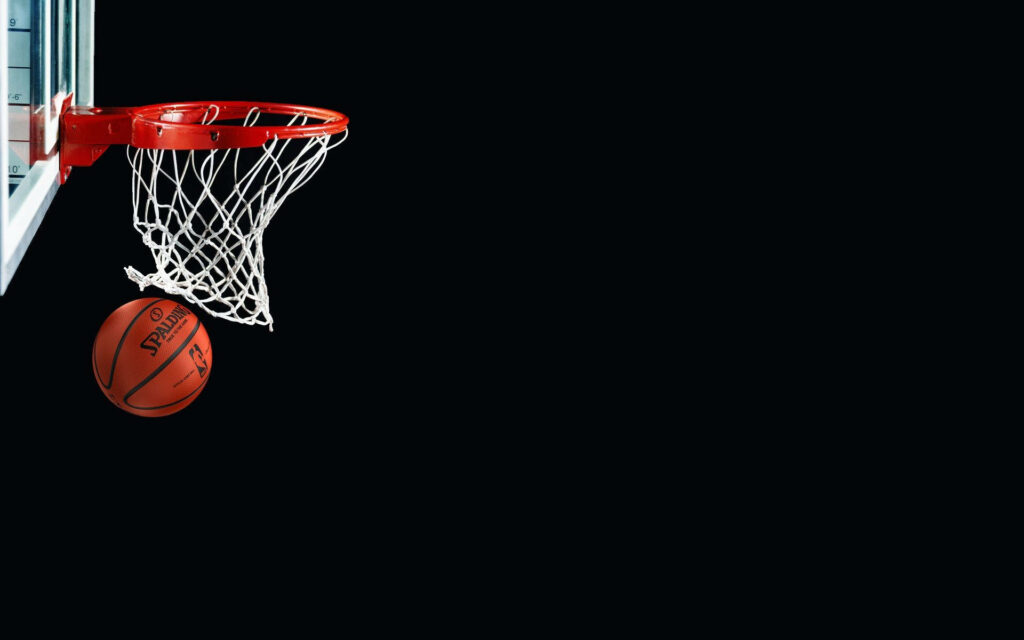 Shadow Play: NBA Aesthetics in Cool Basketball Capture Wallpaper