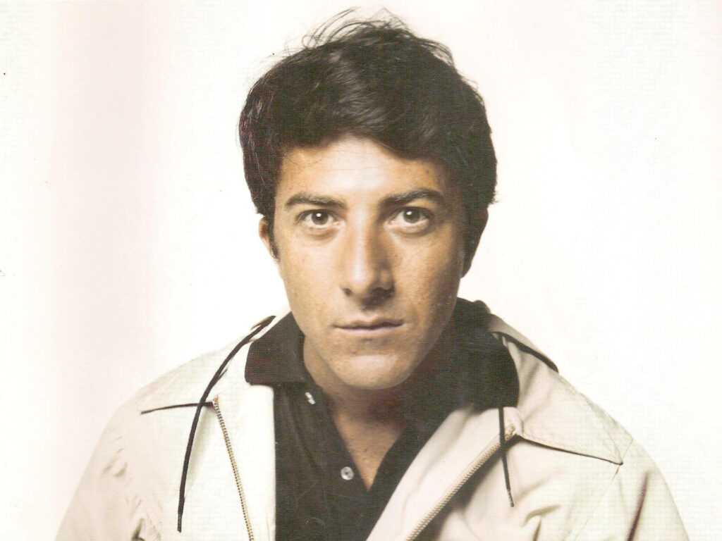 Dustin Hoffman as Benjamin Braddock classic film still vintage cinematic style wallpaper