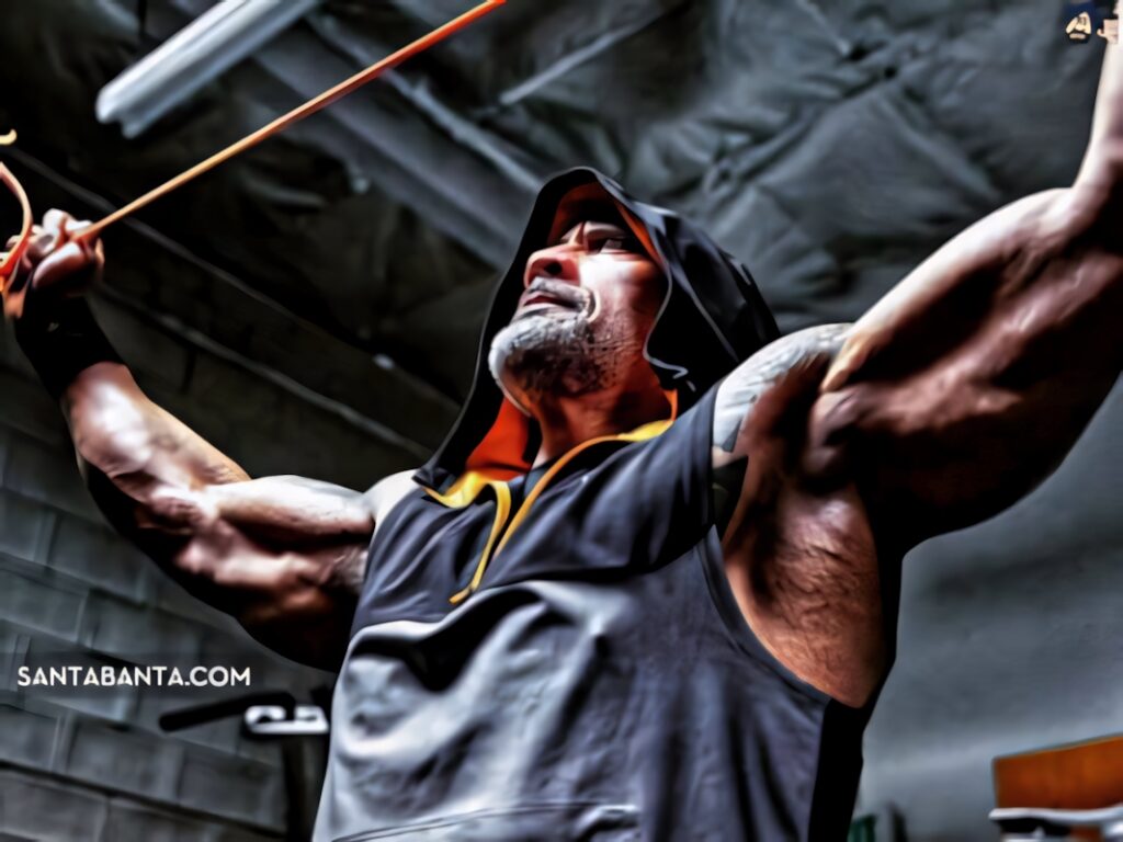 Dwayne Johnson's Project Rock Hoodie: Intense Gym Wallpaper