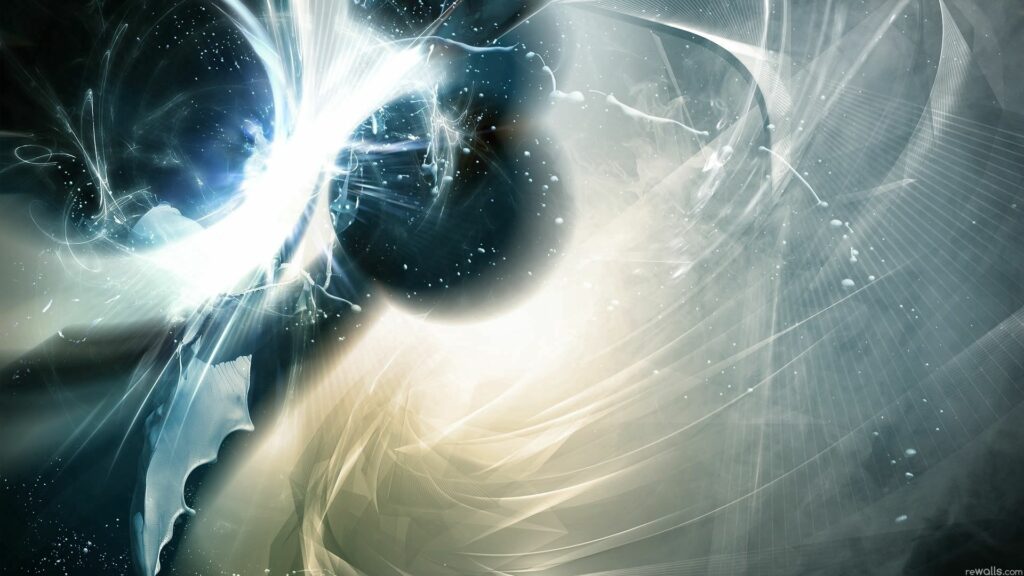 Dynamic Bright Abstract Wallpaper with Spherical Design - 1920x1080