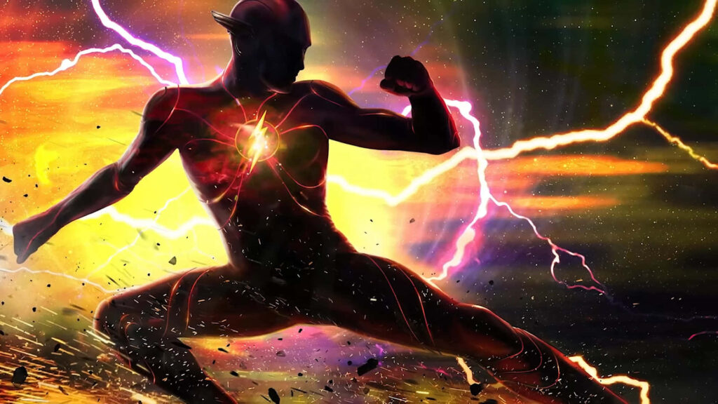 Vibrant 1920x1080 The Flash Wallpaper with Electrifying Lightning Effects