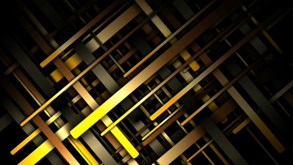 Dynamic 3840x2160 Wallpaper: Earthy Lines & Vibrant Yellow Stripes
