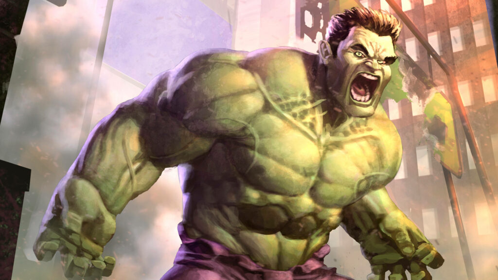 Vibrant 4K Hulk Wallpaper: Dynamic Art Showcasing Strength & Fury