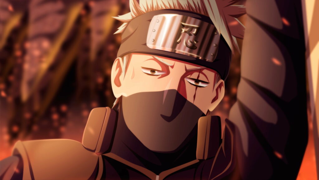 Naruto's Legendary Mentor: Kakashi Hatake in Stunning 4K Wallpaper