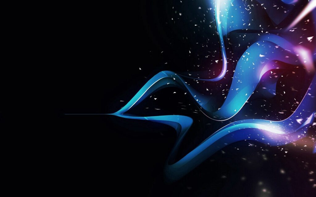 Abstract Blue & Purple Light Patterns Wallpaper - 1920x1200 Background