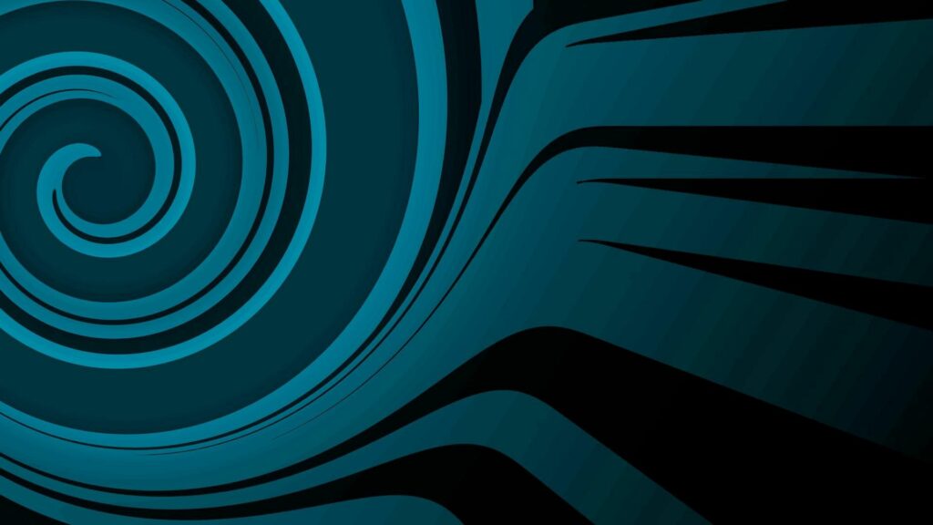 Swirling Blue & Black Abstract Wallpaper - 1920x1080 Background