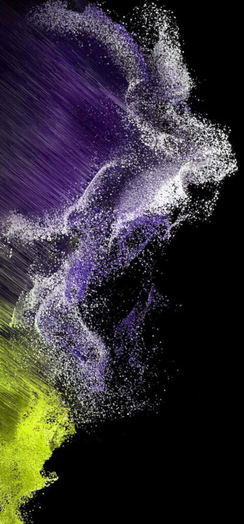 Vibrant Abstract Wallpaper: Dynamic Particle Explosion Design