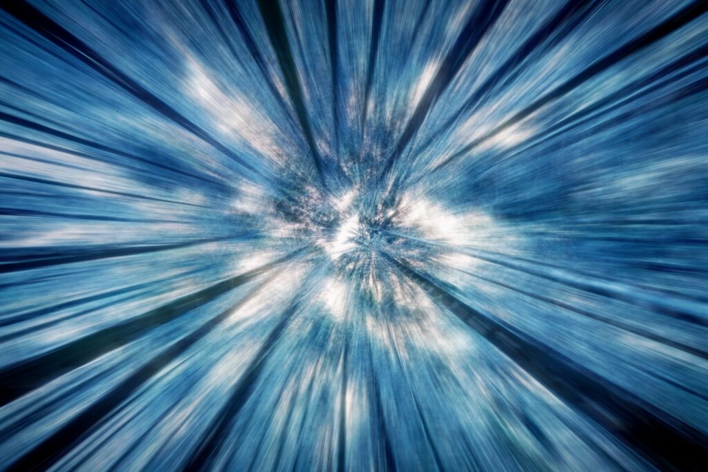 Dynamic Abstract Wallpaper: Radial Blur Canopy Effect Background
