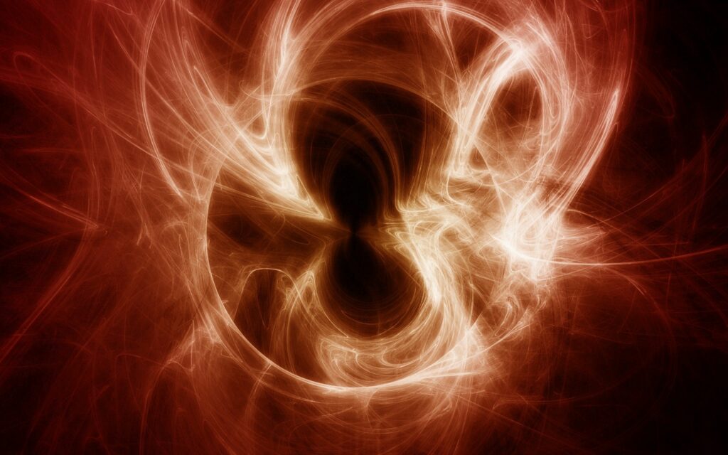 Dynamic Abstract Vortex Wallpaper - 2560x1600 Light & Dark Swirls