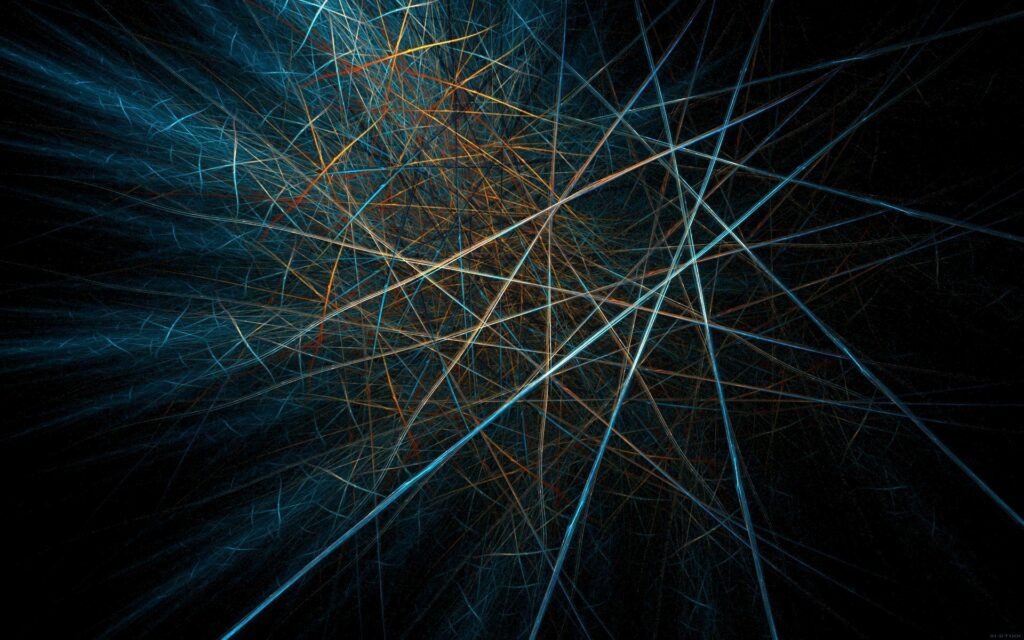 Abstract Dark Background Wallpaper: Dynamic Lines & Colors at 1920x1200