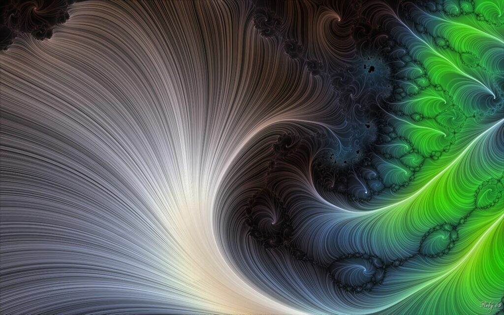 Dynamic Abstract Wallpaper: Flowing Lines & Colorful Background 2560x1600