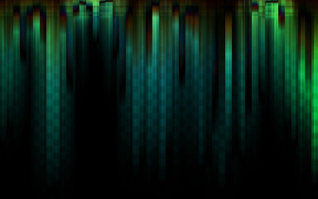 Dynamic Abstract Wallpaper: Vertical Lines in Green & Blue Shades