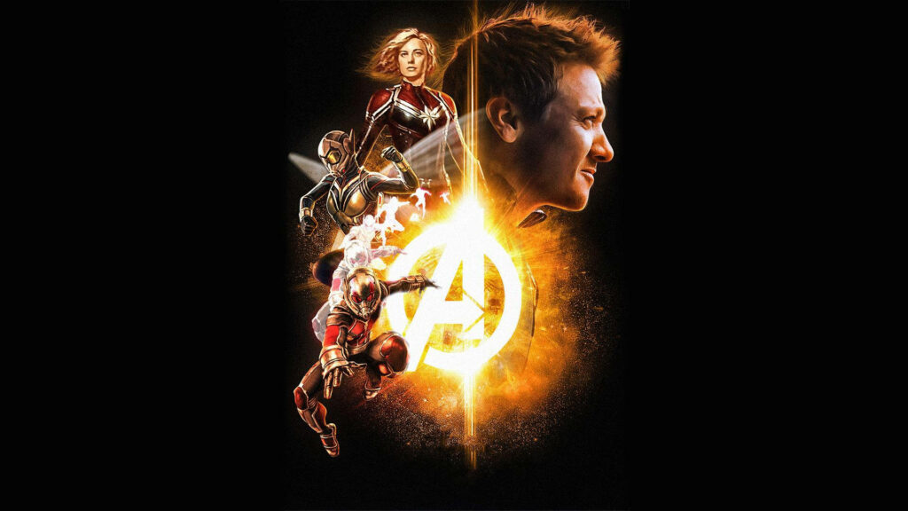 Dynamic Avengers Wallpaper: Hawkeye, Ant-Man, Captain Marvel & Wasp