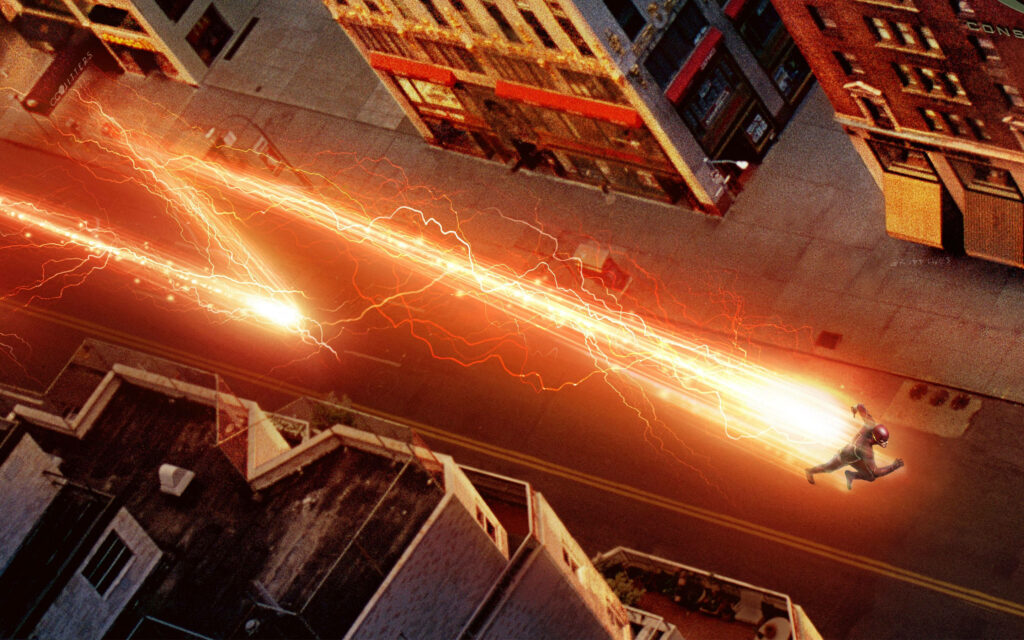 Barry Allen Wallpaper: The Fastest Man Alive in Lightning Action